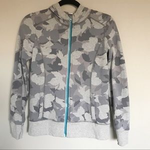 Athleta Gray Camo Kids Hoodie